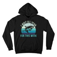 I Wait All Year For This Week Shark Hoodie