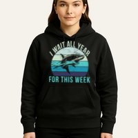 I Wait All Year For This Week Shark Hoodie