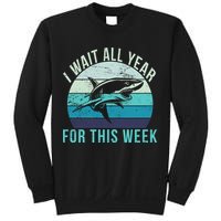 I Wait All Year For This Week Shark Sweatshirt
