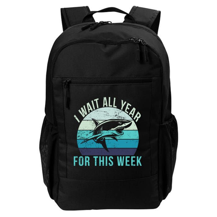 I Wait All Year For This Week Shark Backpack