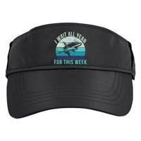 I Wait All Year For This Week Shark Adult Drive Performance Visor