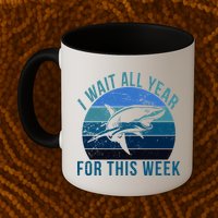 I Wait All Year For This Week Shark Mug