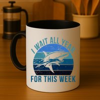 I Wait All Year For This Week Shark Mug