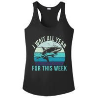 I Wait All Year For This Week Shark Ladies PosiCharge Competitor Racerback Tank