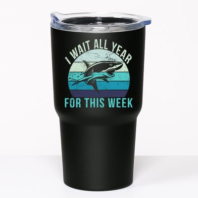 I Wait All Year For This Week Shark Tumbler