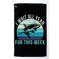 I Wait All Year For This Week Shark Golf Towel