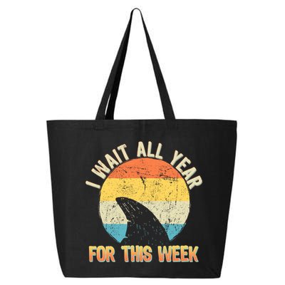 I Wait All Year For This Week Vintage Shark 25L Jumbo Tote