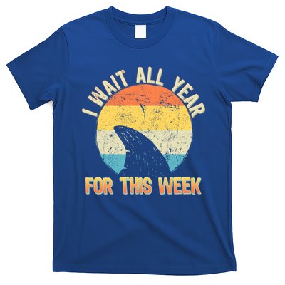 I Wait All Year For This Week Vintage Shark T-Shirt