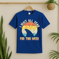 I Wait All Year For This Week Vintage Shark T-Shirt