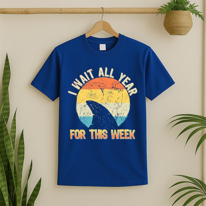 I Wait All Year For This Week Vintage Shark T-Shirt