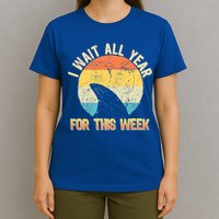 I Wait All Year For This Week Vintage Shark T-Shirt