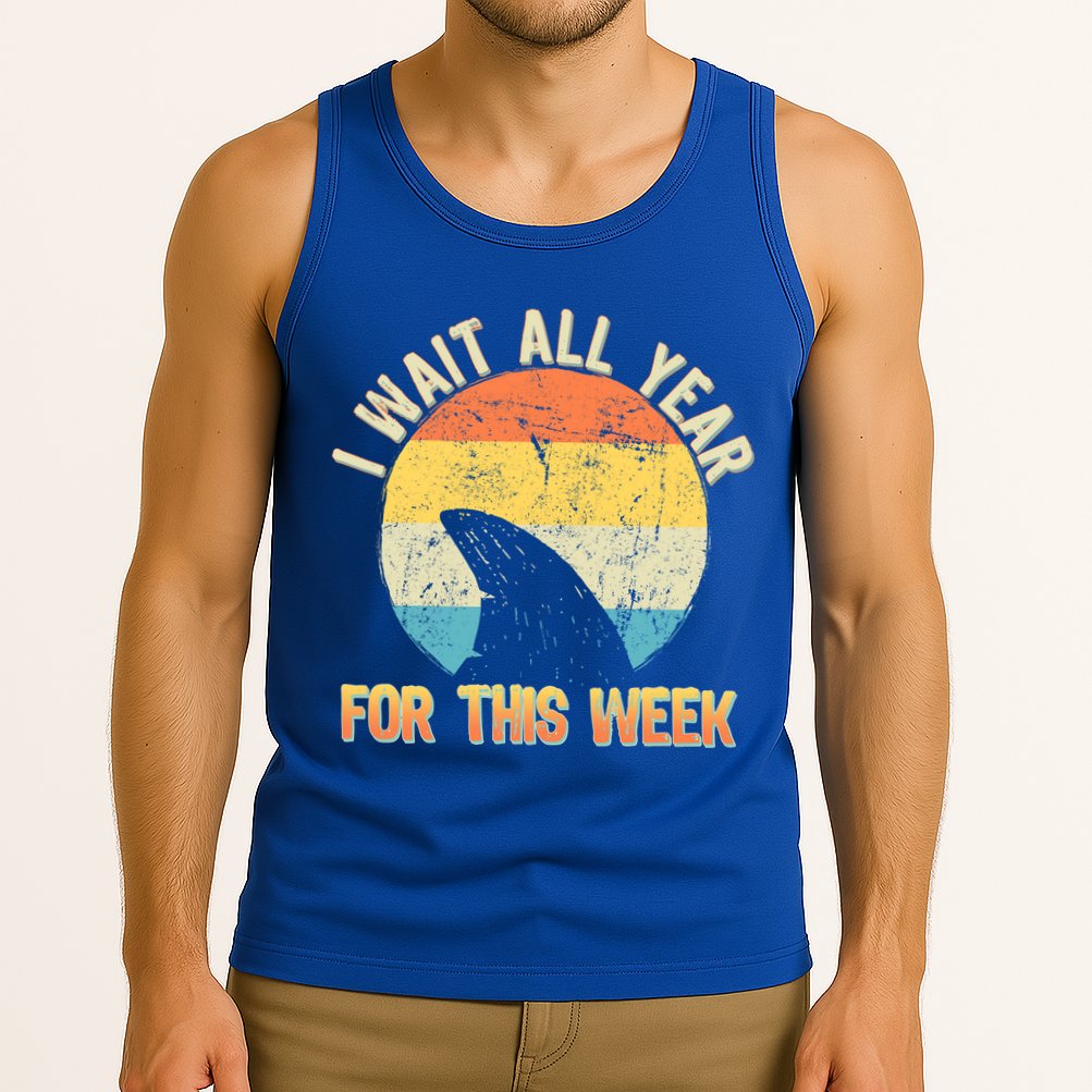 I Wait All Year For This Week Vintage Shark Tank Top