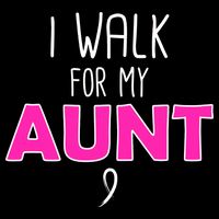I Walk For My Aunt Breast Cancer City Backpack