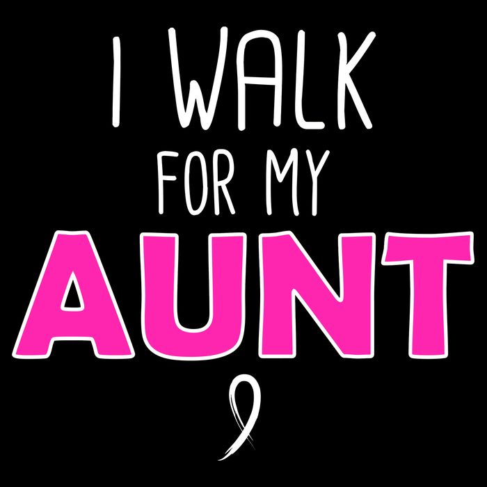 I Walk For My Aunt Breast Cancer City Backpack