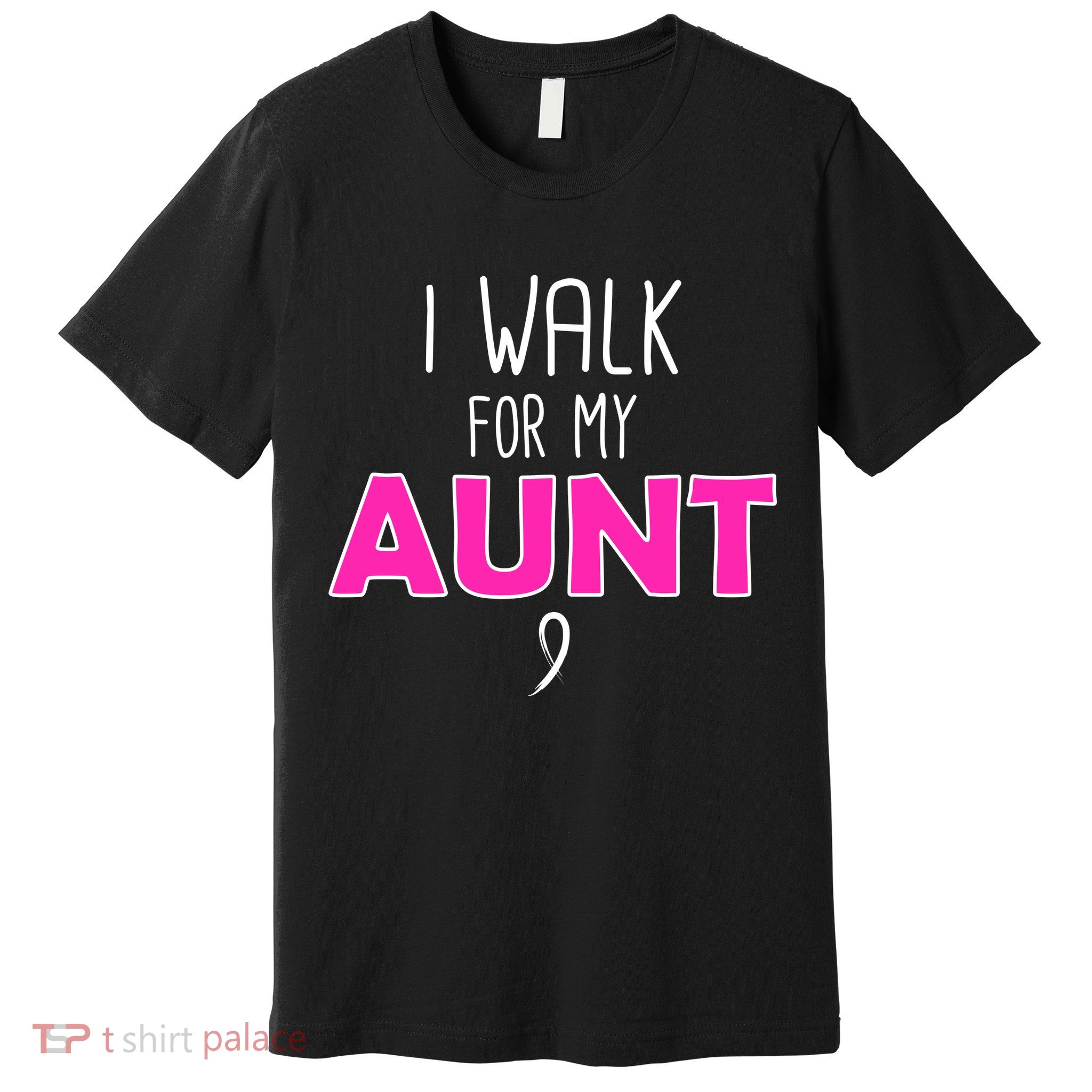 I Walk For My Aunt Breast Cancer Premium T-Shirt
