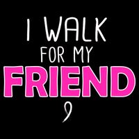 I Walk For My Friend Breast Cancer Impact Tech Backpack