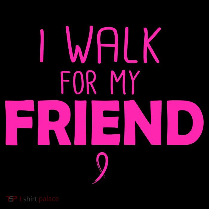 I Walk For My Friend Breast Cancer Mug