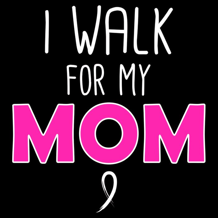 I Walk For My Mom Breast Cancer 16 in Basic Backpack