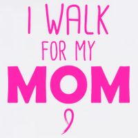 I Walk For My Mom Breast Cancer Womens Tank Top