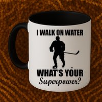 I Walk On Ice What's Your Superpower Mug