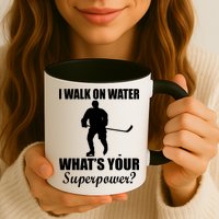 I Walk On Ice What's Your Superpower Mug