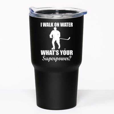 I Walk On Ice What's Your Superpower Tumbler