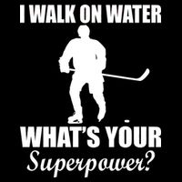 I Walk On Ice What's Your Superpower Cropped Pullover Crew