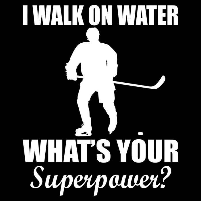 I Walk On Ice What's Your Superpower Cropped Pullover Crew