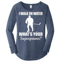 I Walk On Ice What's Your Superpower Women's Perfect Tri Tunic Long Sleeve Shirt