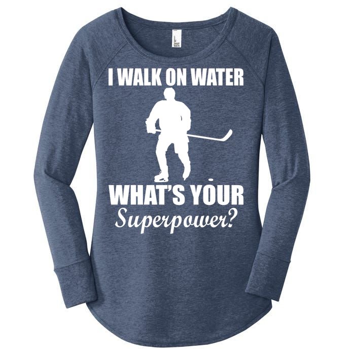 I Walk On Ice What's Your Superpower Women's Perfect Tri Tunic Long Sleeve Shirt