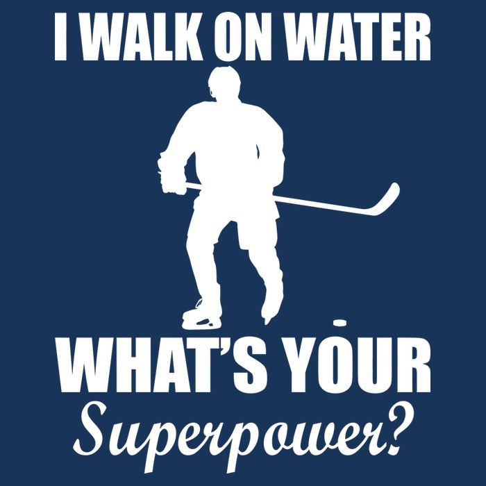 I Walk On Ice What's Your Superpower Flatbill Hat