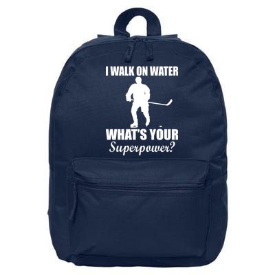 I Walk On Ice What's Your Superpower 16 in Basic Backpack