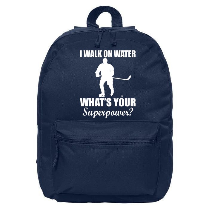 I Walk On Ice What's Your Superpower 16 in Basic Backpack