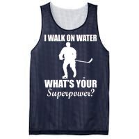 I Walk On Ice What's Your Superpower Mesh Reversible Basketball Jersey Tank