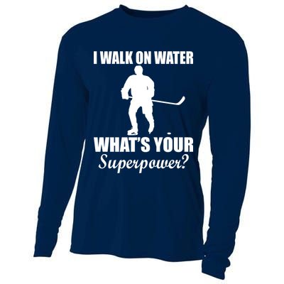 I Walk On Ice What's Your Superpower Cooling Performance Long Sleeve Crew