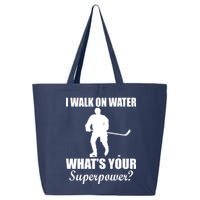 I Walk On Ice What's Your Superpower 25L Jumbo Tote