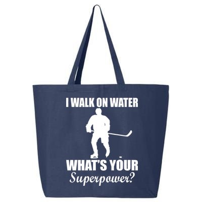 I Walk On Ice What's Your Superpower 25L Jumbo Tote