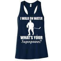 I Walk On Ice What's Your Superpower Women's Racerback Tank