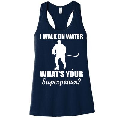 I Walk On Ice What's Your Superpower Women's Racerback Tank