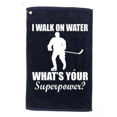I Walk On Ice What's Your Superpower Golf Towel