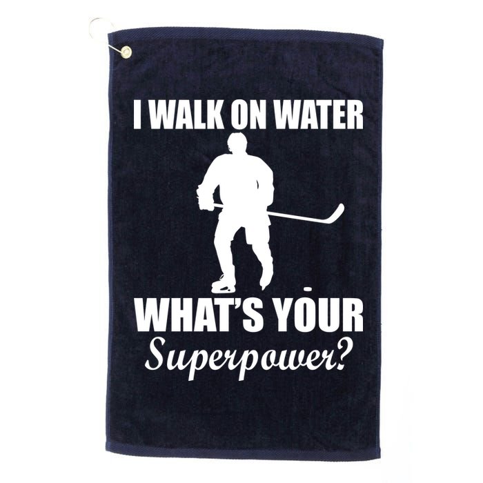 I Walk On Ice What's Your Superpower Golf Towel