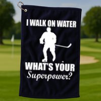 I Walk On Ice What's Your Superpower Golf Towel