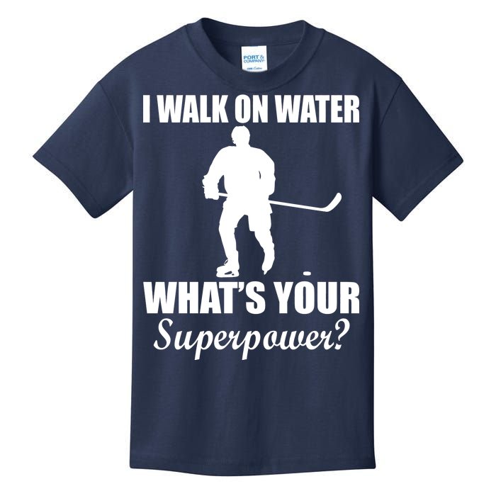 I Walk On Ice What's Your Superpower Kids T-Shirt