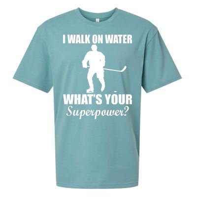 I Walk On Ice What's Your Superpower Sueded Cloud Jersey T-Shirt