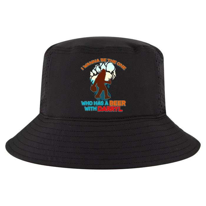 I Wanna Be the One Who Has a Beer With Darryl Funny Bigfoot Cool Comfort Performance Bucket Hat