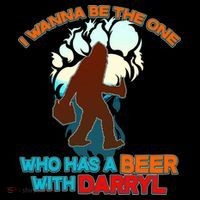 I Wanna Be the One Who Has a Beer With Darryl Funny Bigfoot Visor