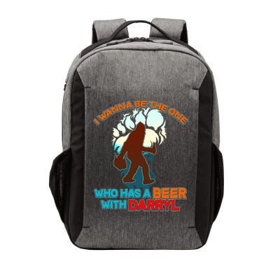 I Wanna Be the One Who Has a Beer With Darryl Funny Bigfoot Vector Backpack