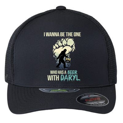 I Wanna Be The One Who Has A Beer With Daryl Flexfit Unipanel Trucker Cap