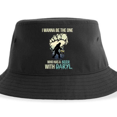 I Wanna Be The One Who Has A Beer With Daryl Sustainable Bucket Hat