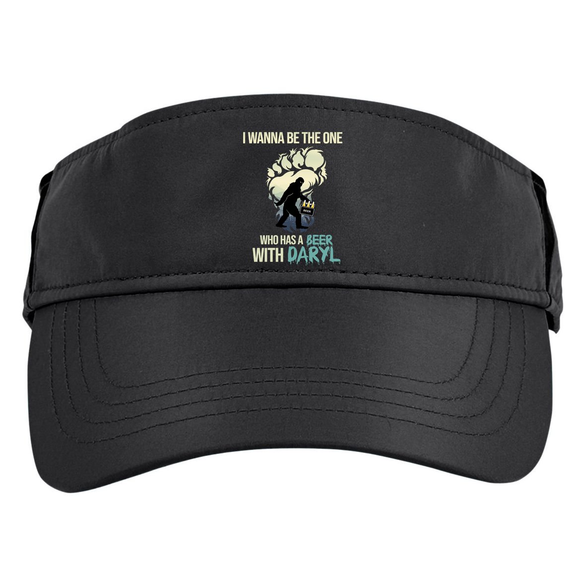 I Wanna Be The One Who Has A Beer With Daryl Adult Drive Performance Visor